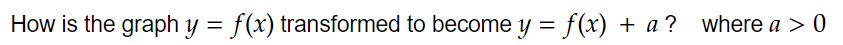 f(x)+a